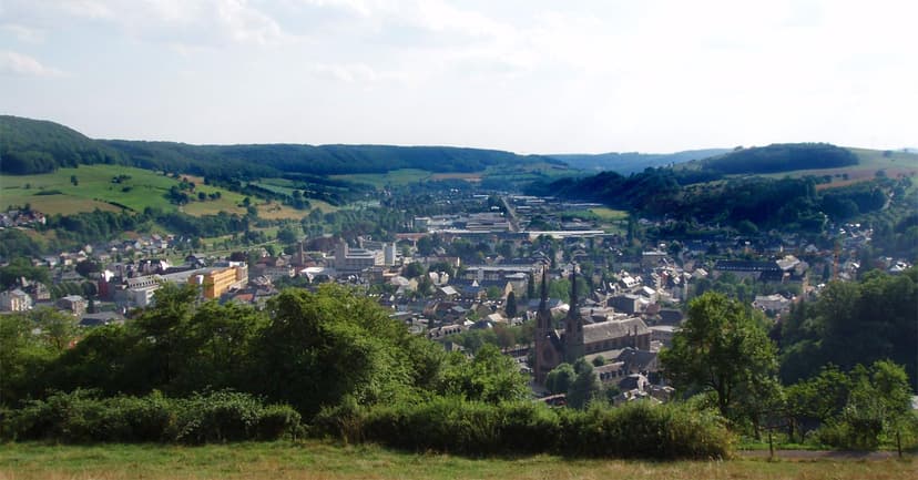 Diekirch, vue de la ville