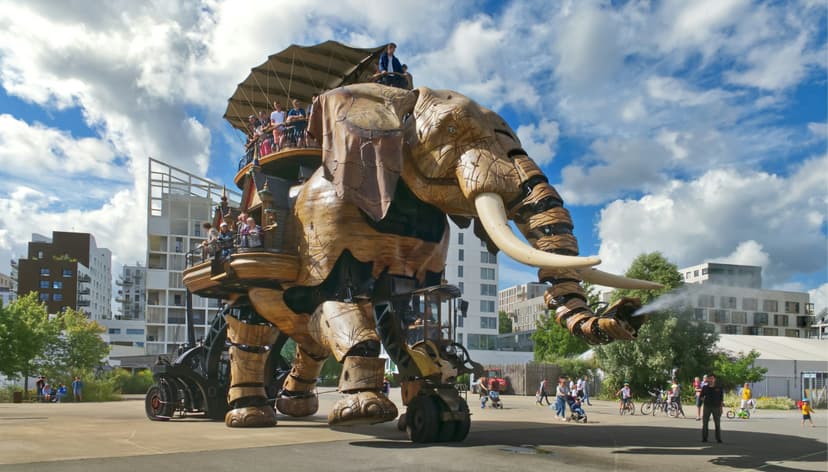Le Grand Éléphant des Machines de l'Île à Nantes